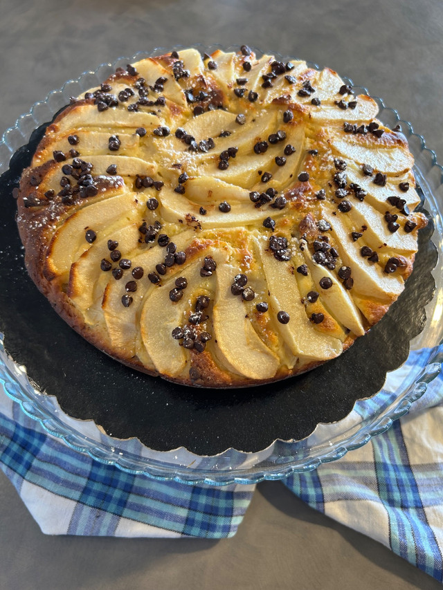 TORTA DI PERE CON RICOTTA E CIOCCOLATO