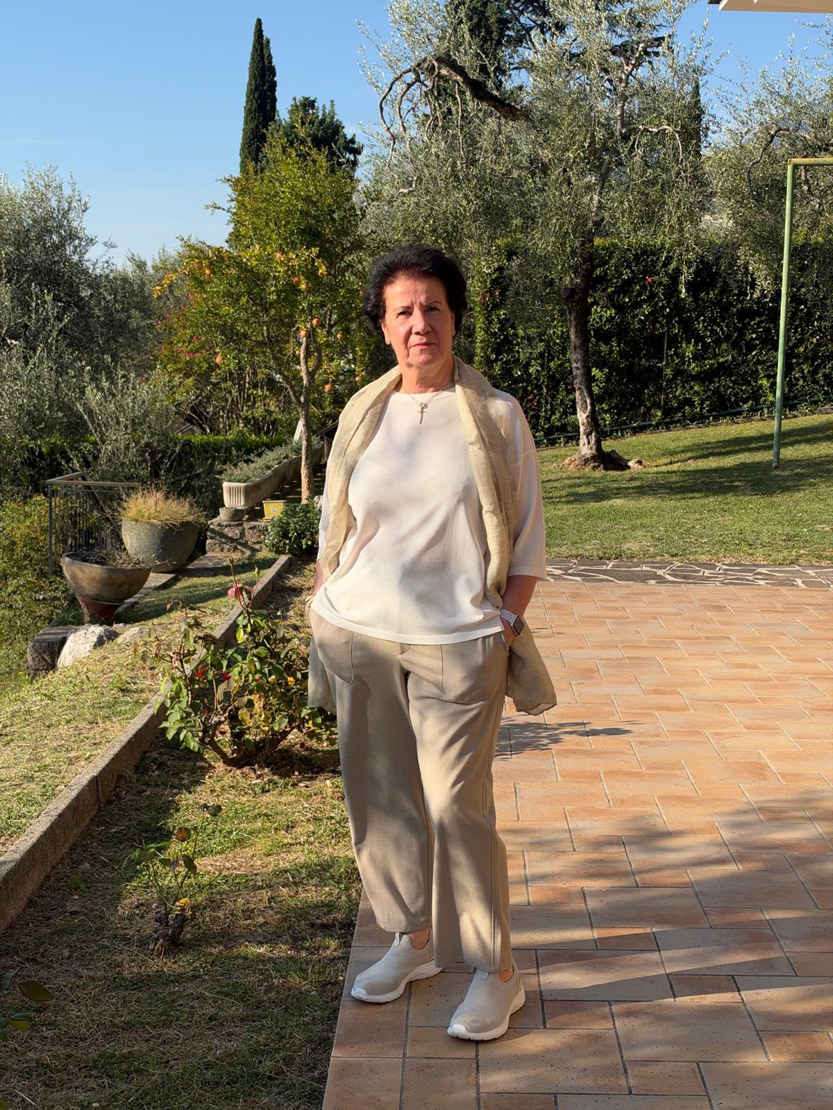 Lilly in giardino